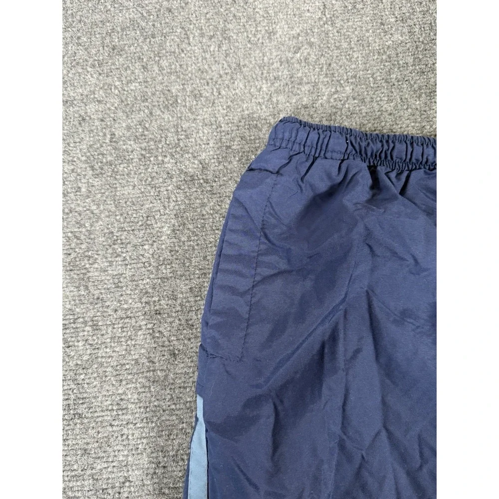 Vintage Nike Youth Large (14-16) Blue Lined Track Pants Zip Leg‎ Soccer Warm Up